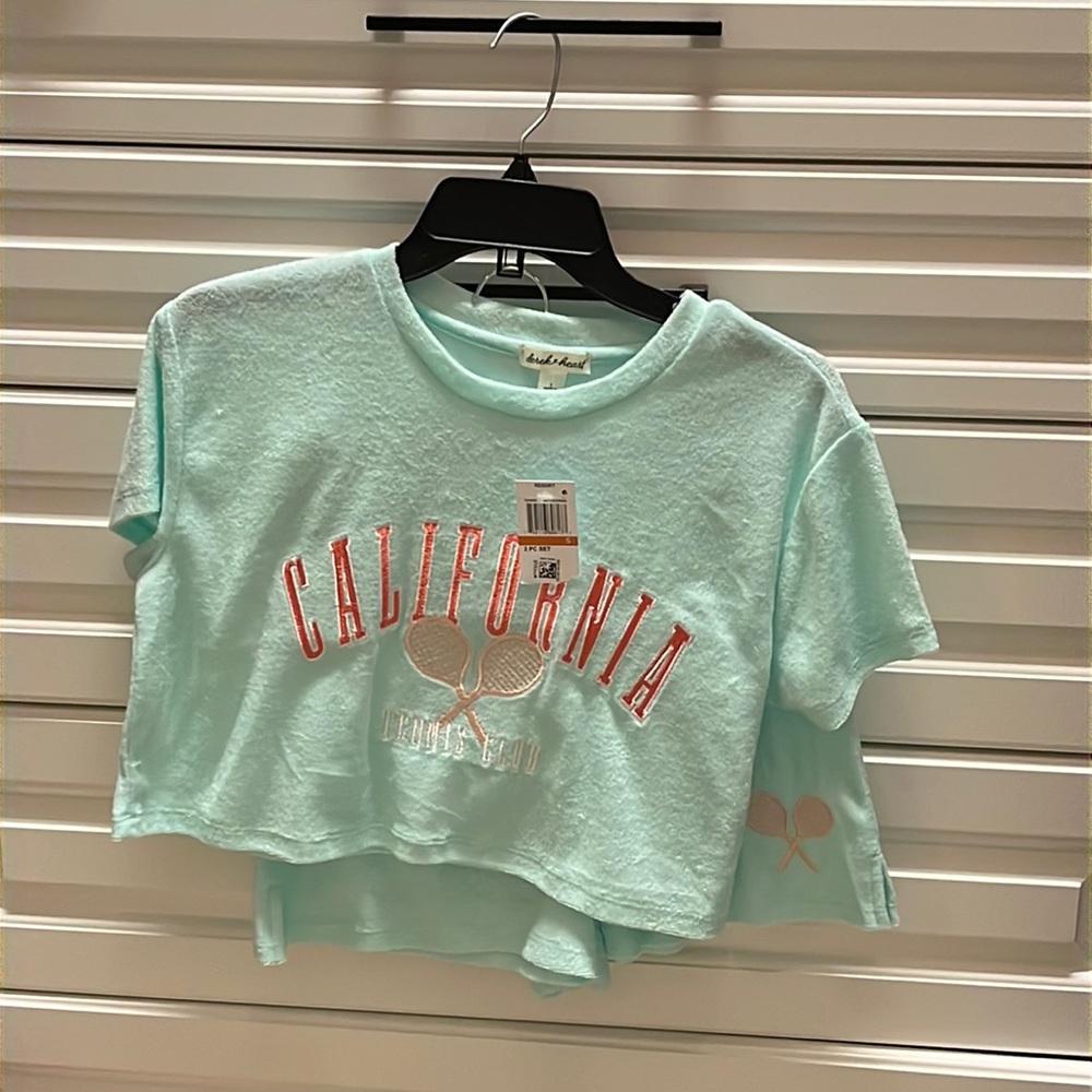 Shirt + Shorts California Trendy PJ’s/Swim Coverup
